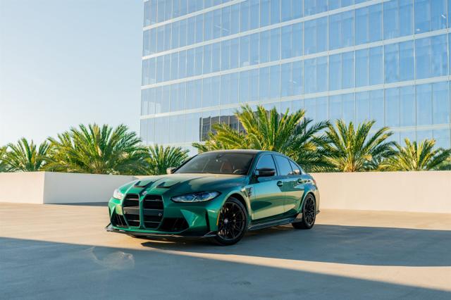 Green BMW M3 Competition G80 rental in Los Angeles