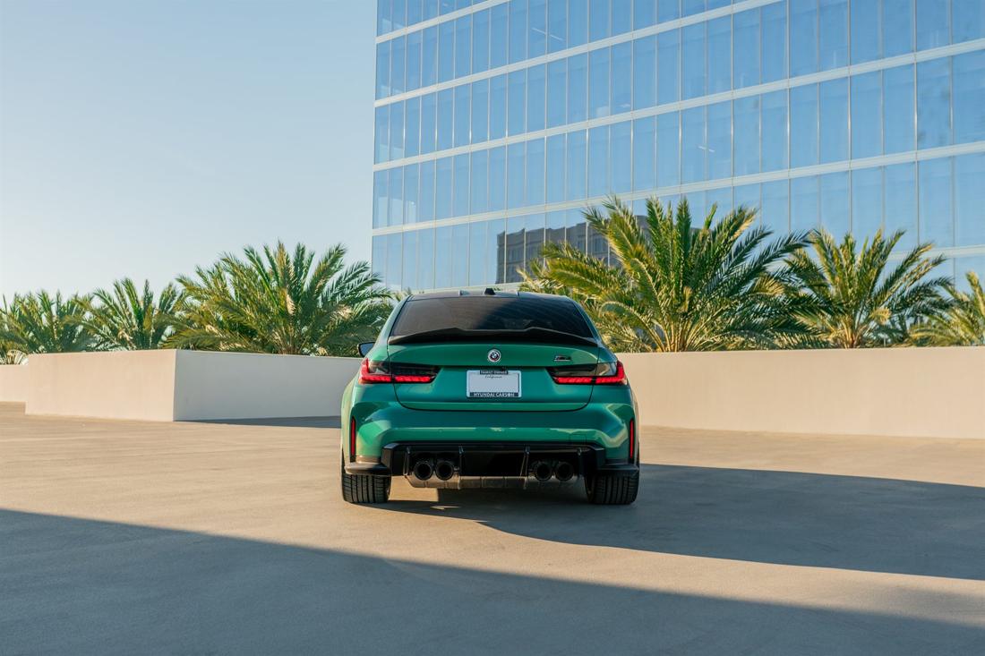 Green BMW M3 Competition G80, rental photo 5 of 23