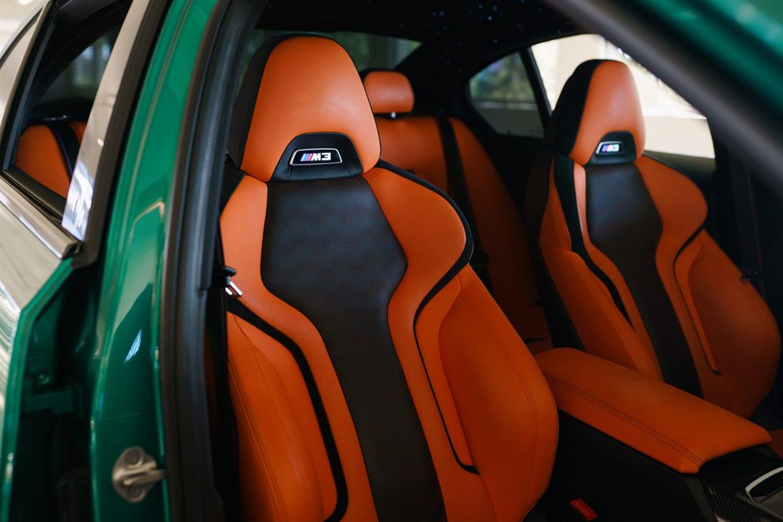 Green BMW M3 Competition G80, rental photo 23 of 23