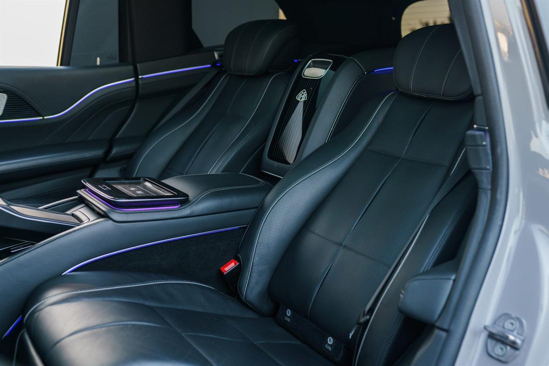 Silver Mercedes-Maybach GLS 600, rental photo 21 of 24
