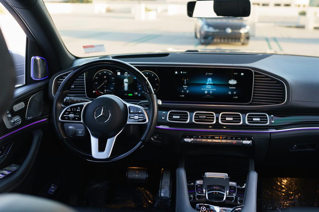 Silver Mercedes-Maybach GLS 600, rental photo 23 of 24