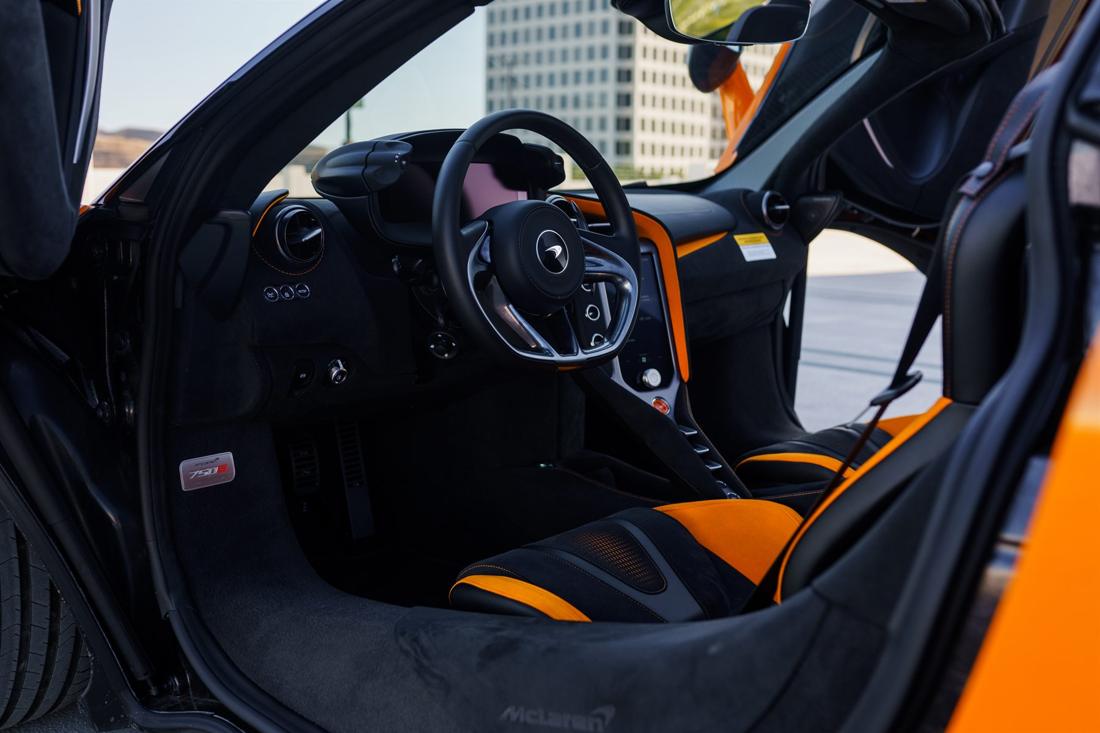 Orange McLaren 750S, rental photo 11 of 25