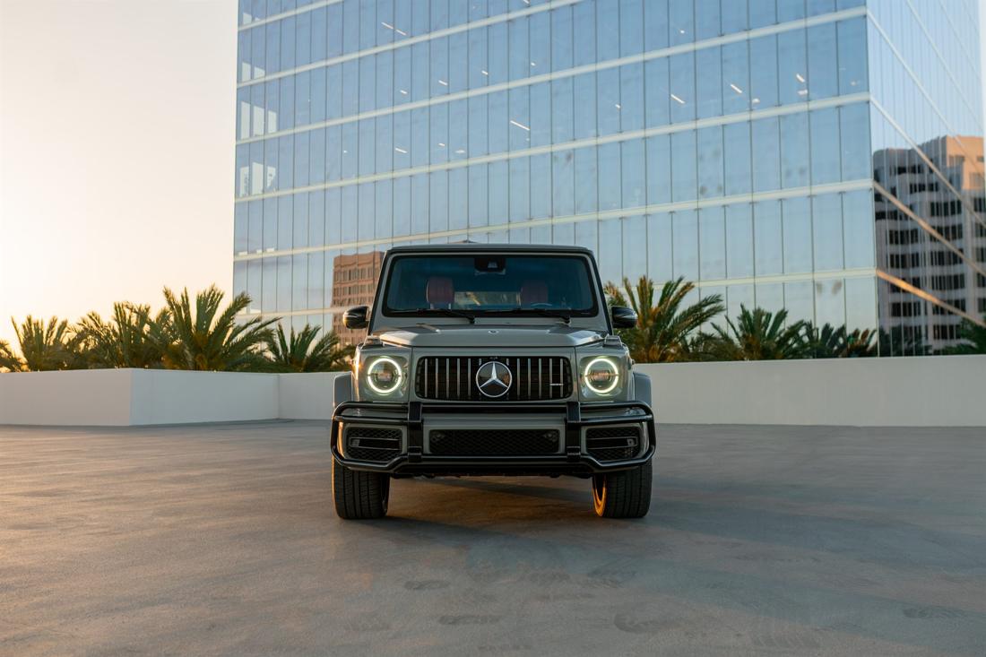 Nardo Grey Mercedes-AMG G63, rental photo 2 of 22