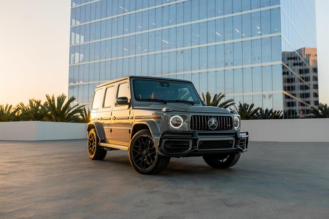 Nardo Grey Mercedes-AMG G63, rental photo 3 of 22