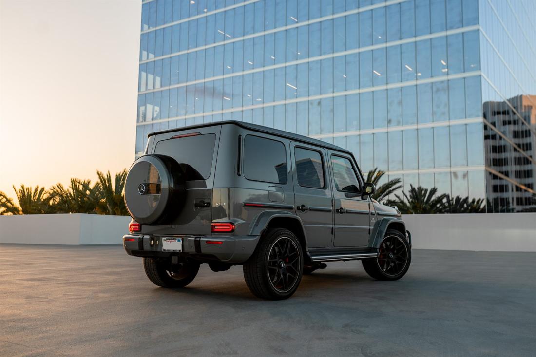 Nardo Grey Mercedes-AMG G63, rental photo 5 of 22