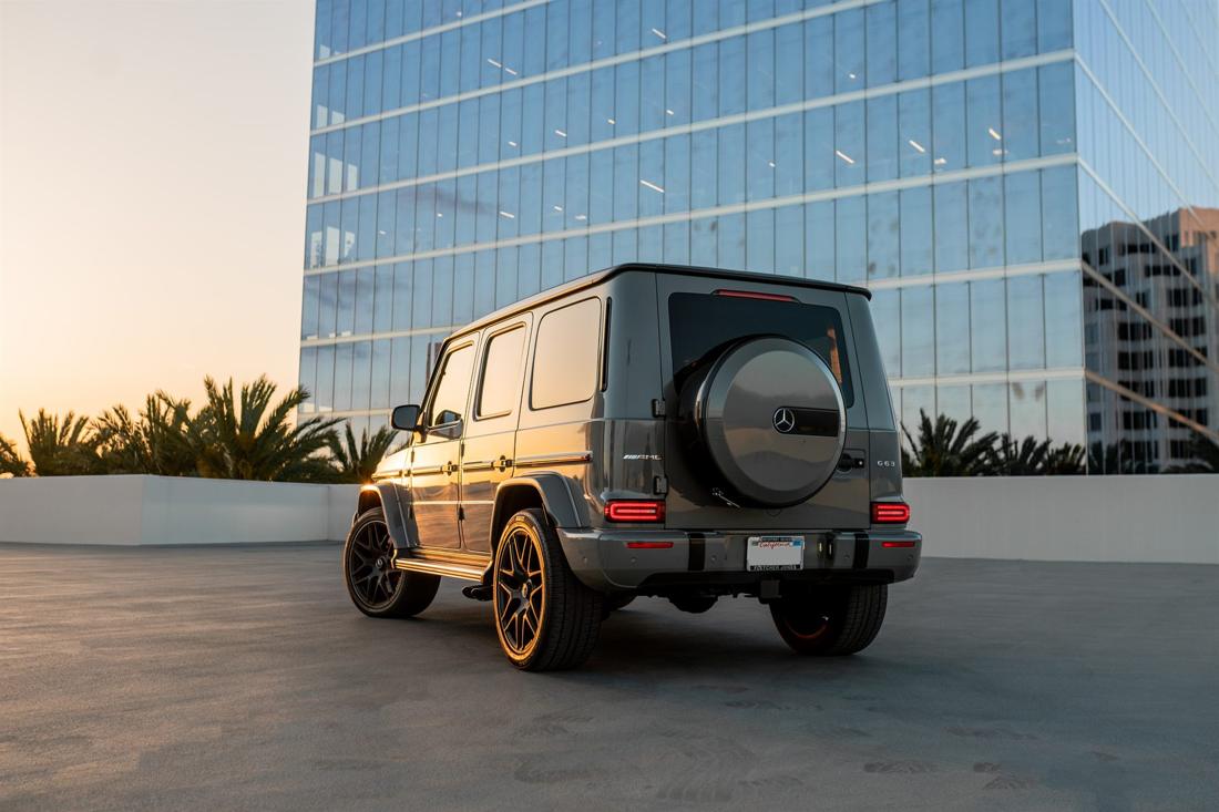 Nardo Grey Mercedes-AMG G63, rental photo 6 of 22