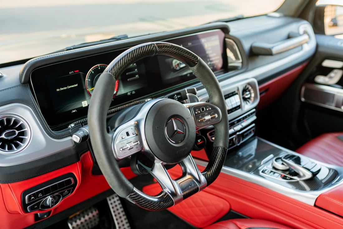 Nardo Grey Mercedes-AMG G63, rental photo 11 of 22