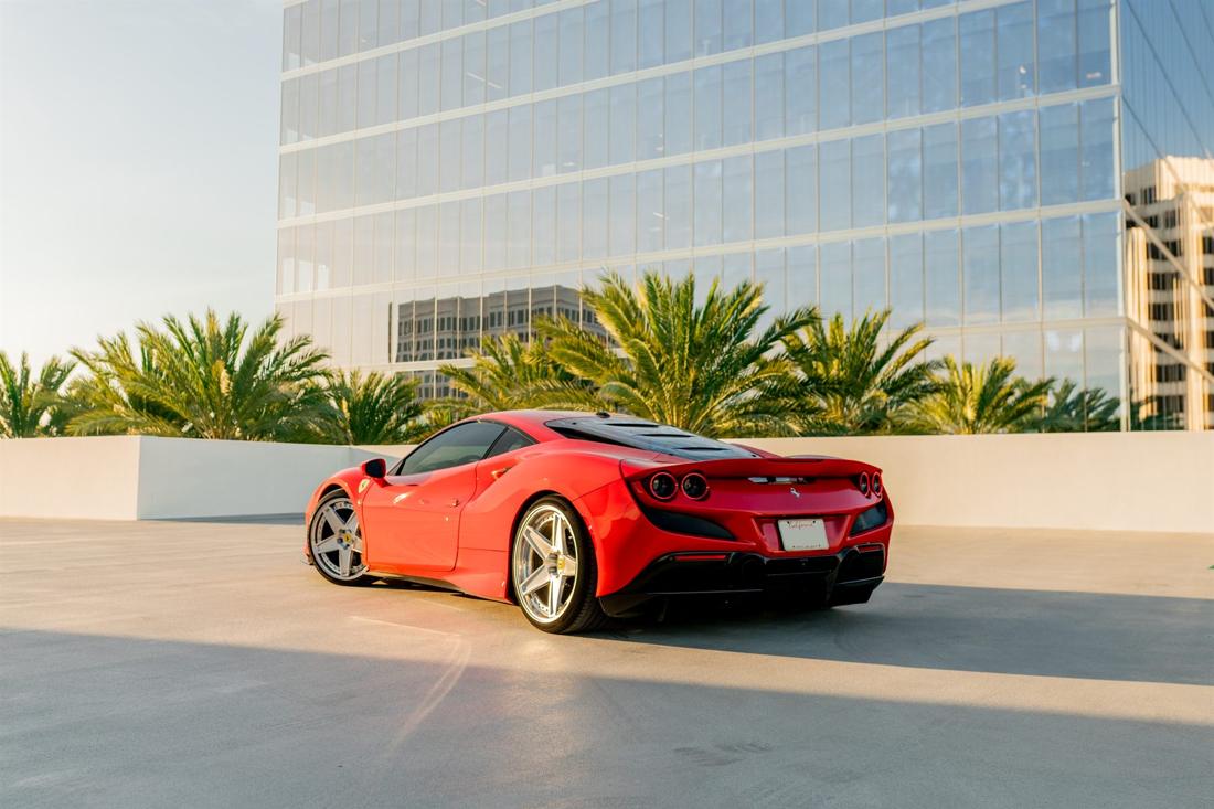 Red Ferrari F8 Tributo, rental photo 6 of 15