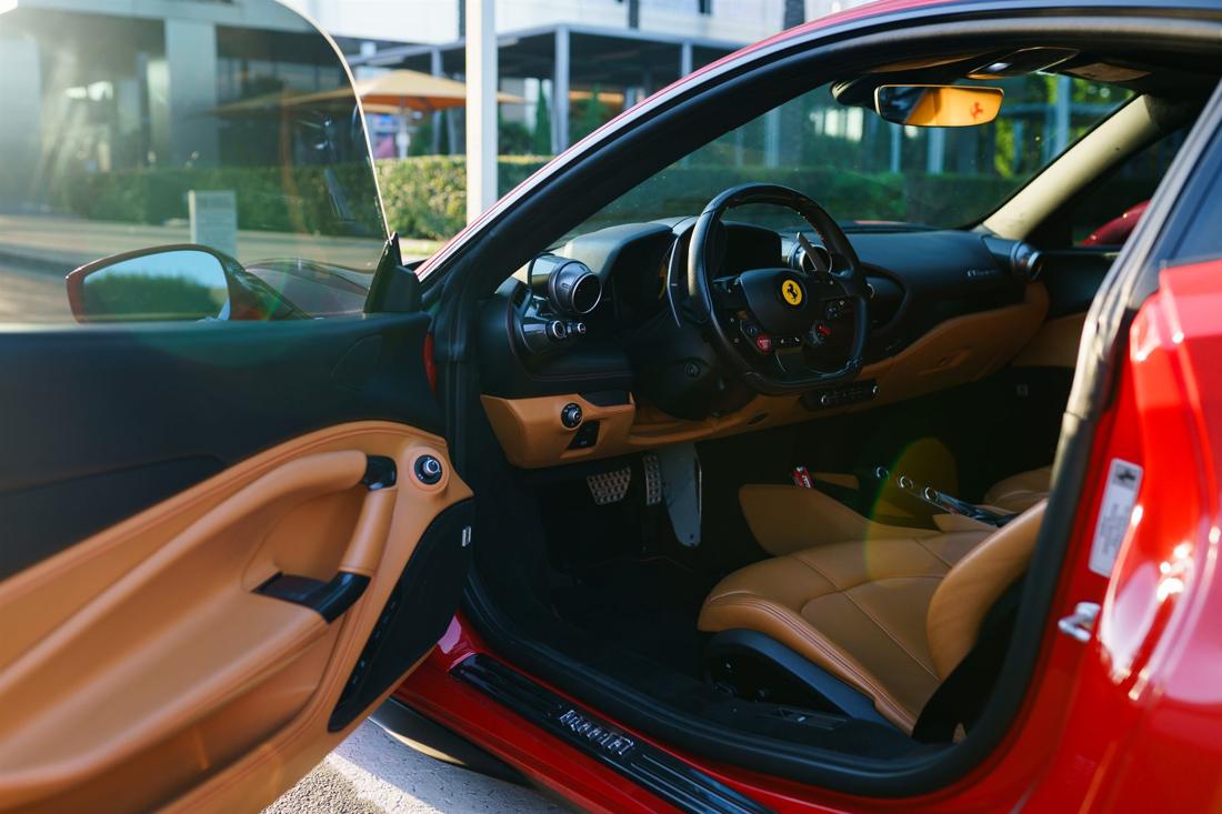 Red Ferrari F8 Tributo, rental photo 7 of 15