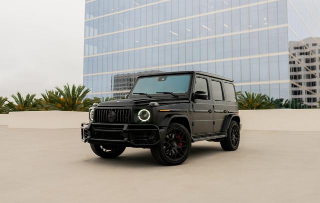 Satin black 2024 Mercedes-AMG G63 rental in Los Angeles