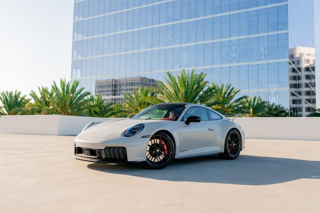 Grey 2027 Porsche 911 Carrera 4 GTS rental in Los Angeles