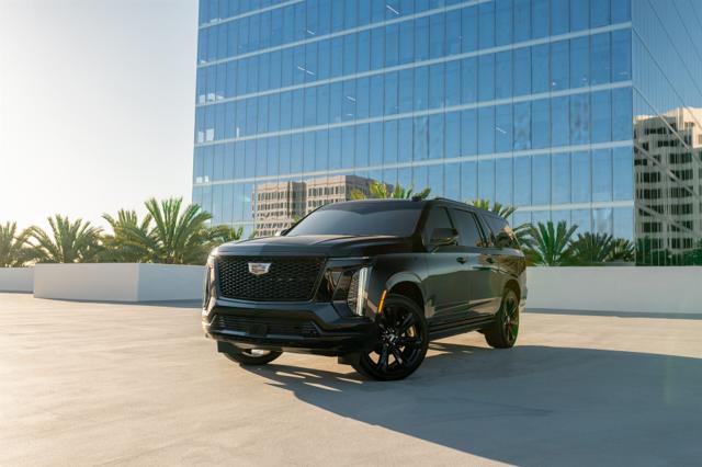 Black 2025 Cadillac Escalade ESV Platinum rental in Los Angeles