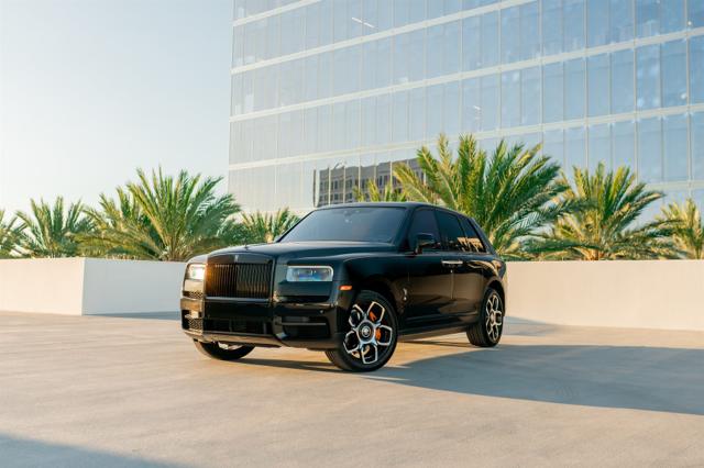 Black Rolls-Royce Cullinan Black Badge rental in Los Angeles