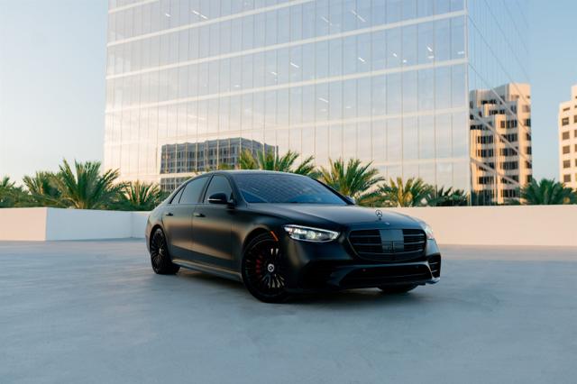 Black Mercedes-Benz S-Class rental in Los Angeles
