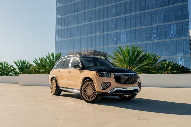 Tan Mercedes-Maybach GLS 600 rental in Los Angeles