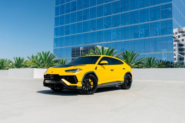 Yellow Lamborghini Urus Performante rental in Los Angeles